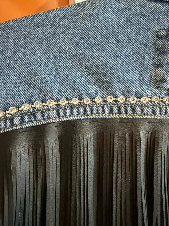 Custom Denim Jacket “Somebody’s Problem” Morgan Wallen Size L - Picture 2 of 3